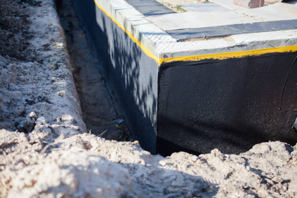 Residential Foundation Crack Repair installation at a Bangor, MI home by SJ Waterproofing Pros